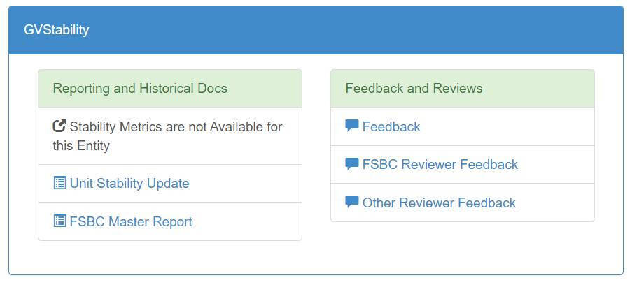 GVStability in GVAdvance Screenshot